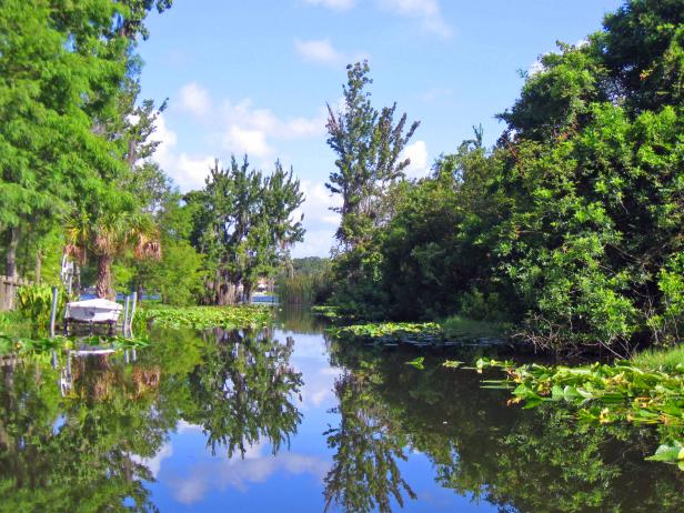 Canal between Maitland Lakes, Florida Canal between Maitland Lakes, Florida