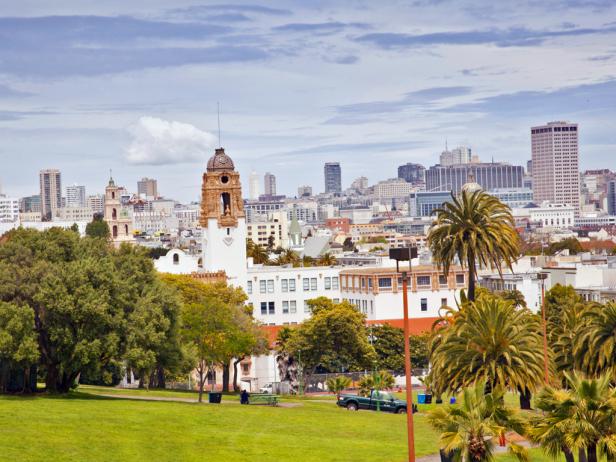 Delores Park, Mission District, San Francisco Delores Park, Mission District, San Francisco
