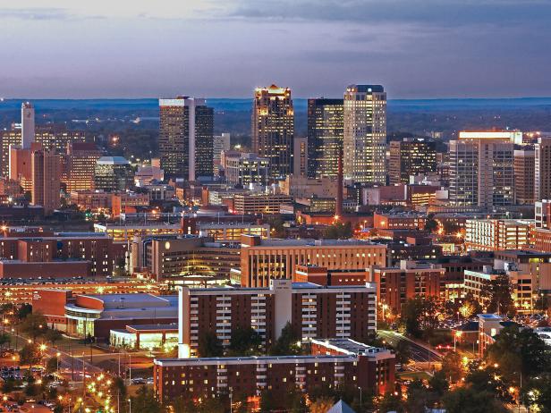 Nighttime Skyline in Birmingham, Alabama Nighttime Skyline in Birmingham, Alabama