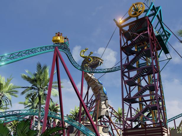 Cobra's Curse Roller Coaster Cobra's Curse Roller Coaster