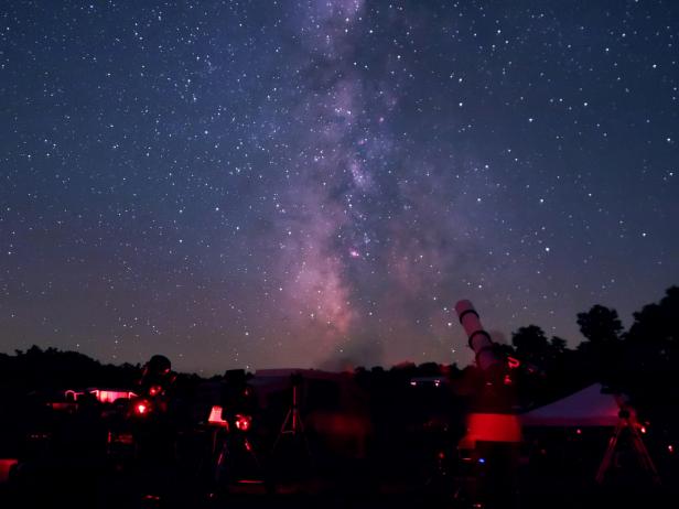 Stars at Cherry Springs State Park in Pennsylvania Stars at Cherry Springs State Park in Pennsylvania