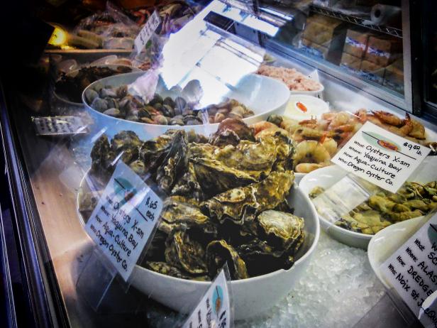 Oysters From Yaquina Bay, Oregon Oysters From Yaquina Bay, Oregon