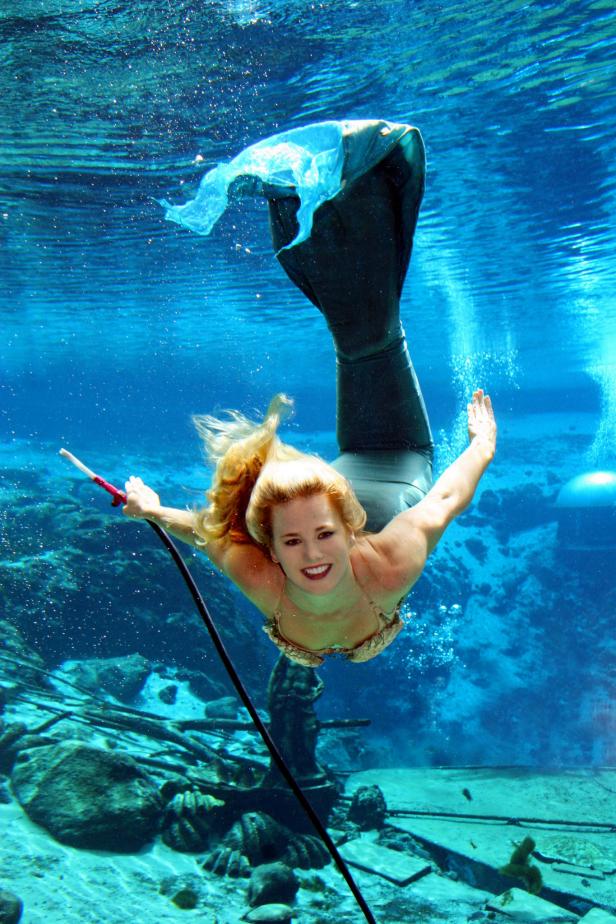Mermaid Kristy in Water, Florida Mermaid Kristy in Water, Florida