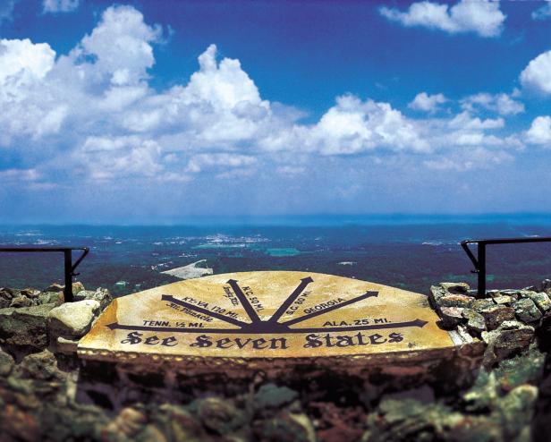 See Seven States Marker, Lookout Mountain