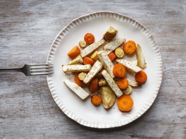Plate of Roasted Veggies Plate of Roasted Veggies