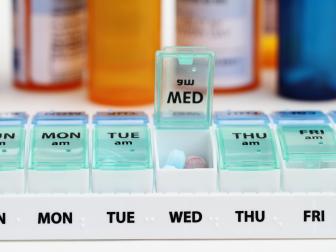 Medicine pill box daily planner