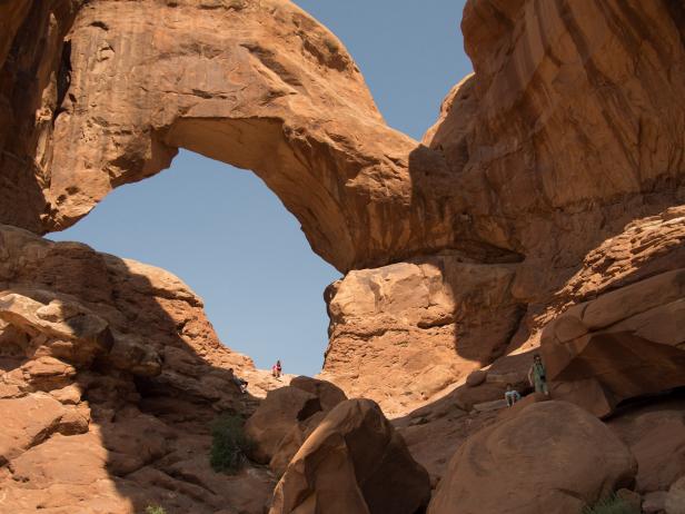 Double Arches in Arches National Park, Utah