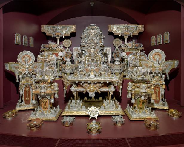 The Throne of the Third Heaven of the Nation's Millennium General Assembly by James Hampton The Throne of the Third Heaven of the Nation's Millennium General Assembly by James Hampton