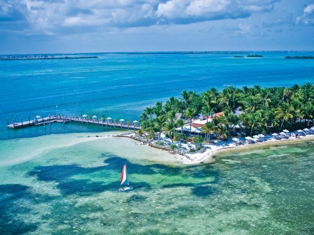 Little Palm Island Aerial View Little Palm Island Aerial View
