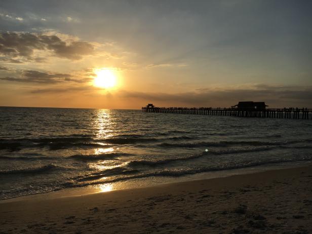 Sunset at Naples Pier Sunset at Naples Pier