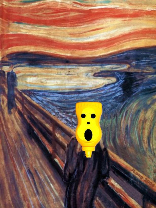 A Parody of Edvard Munch’s The Scream at the National Mustard Museum A Parody of Edvard Munch’s The Scream at the National Mustard Museum