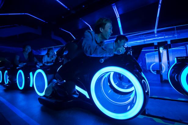 TRON Lightcycle Power Run at Tommorrowland in Shanghai TRON Lightcycle Power Run at Tommorrowland in Shanghai