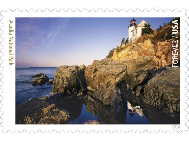 Acadia National Park Stamp Acadia National Park Stamp