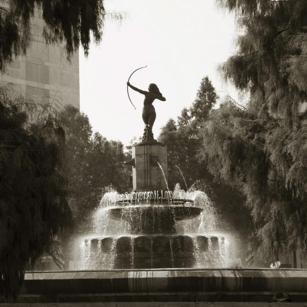 The Huntress Diana Statue in Mexico City The Huntress Diana Statue in Mexico City
