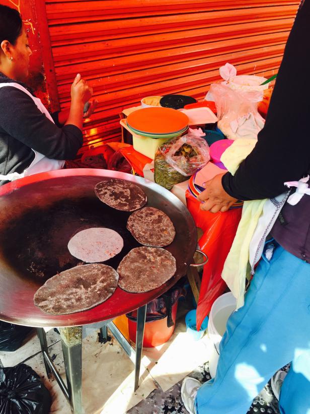 Street Food Vendor in Mexico City Street Food Vendor in Mexico City