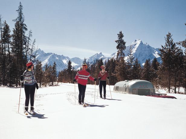 Airstream Travelers on Skis Airstream Travelers on Skis