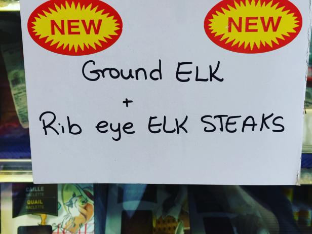 Elk for Sale Sign Elk for Sale Sign