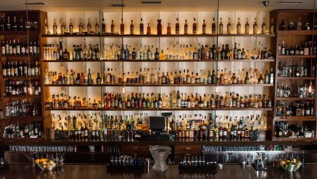 The bar at Cure, New Orleans The bar at Cure, New Orleans
