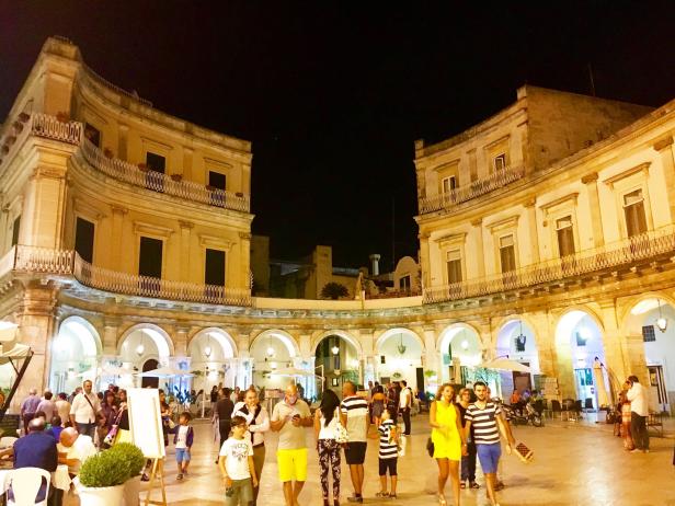 Piazza in Martina Franca, Italy Piazza in Martina Franca, Italy