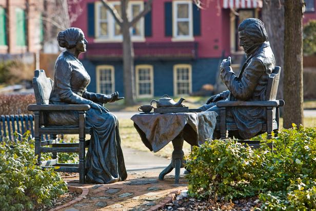 Susan B. Anthony and Frederick Douglass Susan B. Anthony and Frederick Douglass