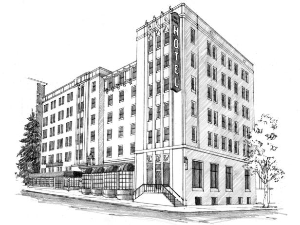 Rendering of Graduate Berkeley Rendering of Graduate Berkeley