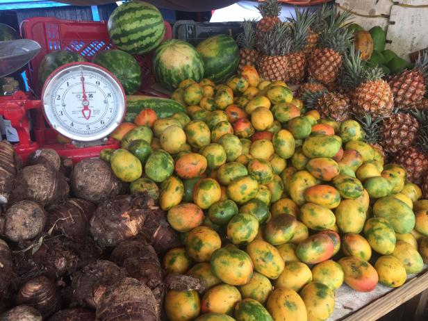 Produce at Curacao's Floating Market Produce at Curacao's Floating Market
