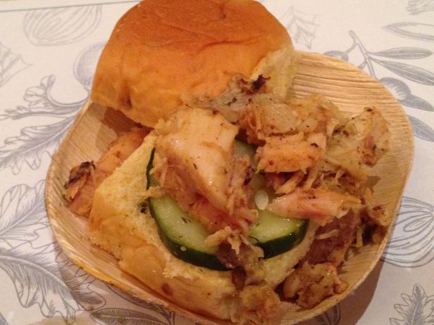 A Smoked Gator Slider A Smoked Gator Slider