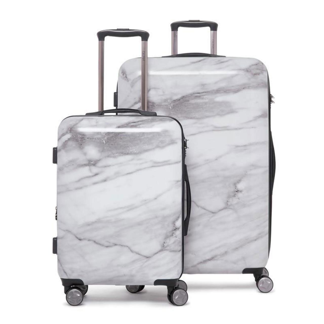 luggage modern calpak travel marble channel bags courtesy traveler