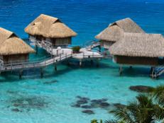 Bora Bora is just 18 miles long, a lush little slipper of land that lies in a protected lagoon edged by fine white sandy shores -- the best located at Matira Point.