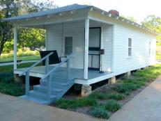 Elvis Aaron Presley was born to Vernon and Gladys Presley in this humble 2-room house in Tupelo, MS, on January 8, 1935.