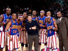  'The Globetrotters pose with Man v. Food Nation's Adam Richman at Madison Square Garden.

February 19, 2011
�� The Travel Channel, L.L.C.'