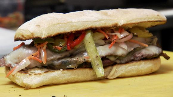 Asian Flank Steak Sandwich - Mitchell's Deli Asian Flank Steak Sandwich - Mitchell's Deli