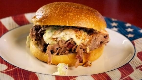 Pulled Pork Sandwich from JR's Barbeque Pulled Pork Sandwich from JR's Barbeque