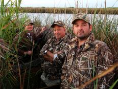 Andrew Zimmern on a duck hunt in Houston
