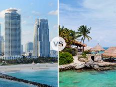 It's the Mexican Riviera vs. the Sunshine State as Cancun and Miami battle it out for the title of Best Beach Vacation. The locations go head-to-head in 3 rounds as our experts weigh in on the fight.