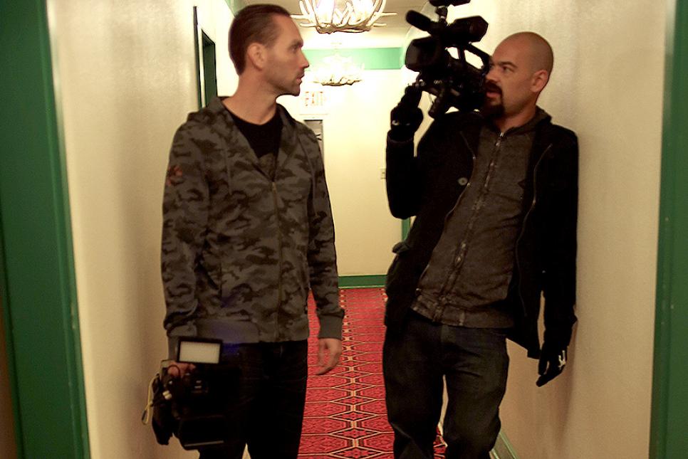 Nick Groff and Aaron Goodwin at Overland Hotel