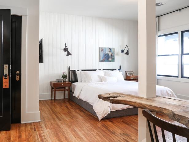 Hotel Covell, room, interior, Los Angeles, California Hotel Covell, room, interior, Los Angeles, California