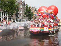 Amsterdam Gay Pride, parade, water, float, boat