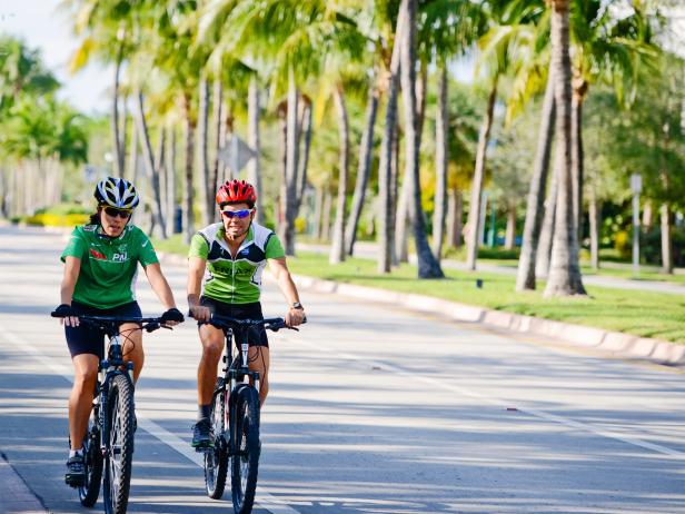 bike, rental, riders, Key Biscayne, Florida