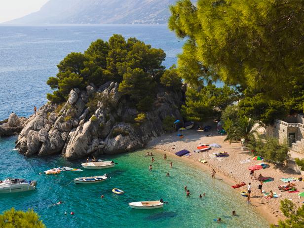 Brela Beach, Vrulja, Croatia Brela Beach, Vrulja, Croatia
