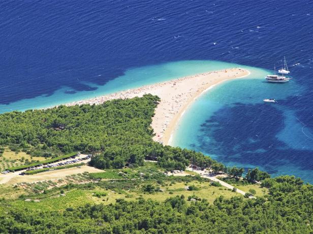 Zlatni Rat, Brac Island, Croatia Zlatni Rat, Brac Island, Croatia