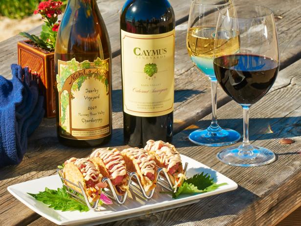 The Beachcomber, ahi tacos, Newport Coast, Crystal Cove, California The Beachcomber, ahi tacos, Newport Coast, Crystal Cove, California