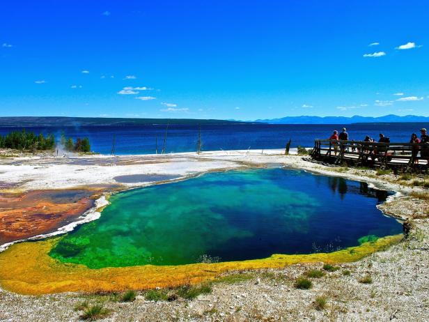 West Thumb Geyser Basin, Yellowstone National Park, Wyoming West Thumb Geyser Basin, Yellowstone National Park, Wyoming