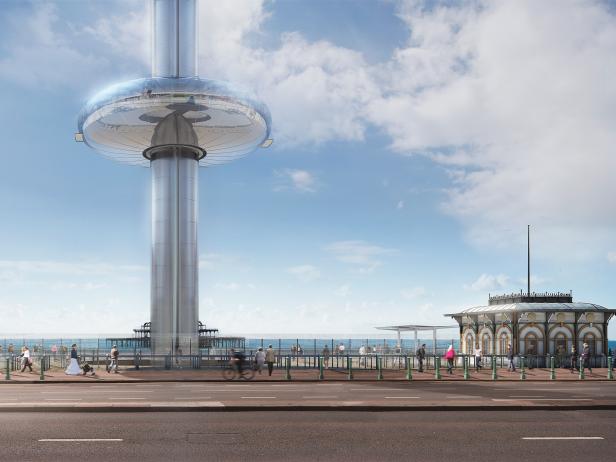 Brighton i360, tower, UK Brighton i360, tower, UK
