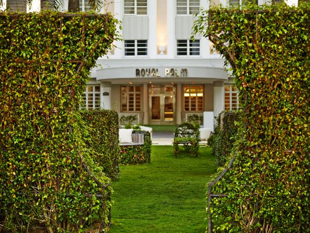 Royal Palm South Beach, garden, exterior, Miami, Florida Royal Palm South Beach, garden, exterior, Miami, Florida