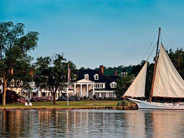 Inn At Perry Cabin, sailboat, St. Michaels, Maryland Inn At Perry Cabin, sailboat, St. Michaels, Maryland
