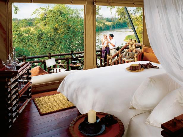 Four Seasons Tented Camp, room, view, Thailand Four Seasons Tented Camp, room, view, Thailand