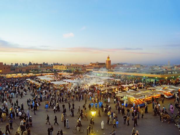 Jamaa el Fna Market, Marrakech, Morocco 