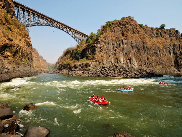 Zambezi River, white water rafting, Zambia Zambezi River, white water rafting, Zambia