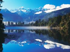 Lake Matheson, Mount Cook, New Zealand